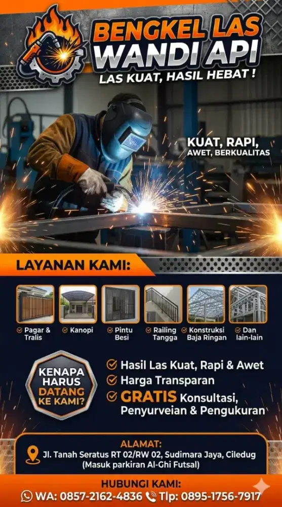 JASA LAS PEMBUATAN ATAU SERVIS PAGAR DLL