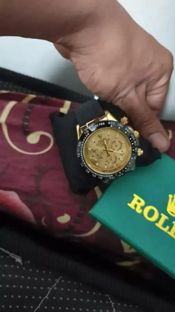 Jam rolex  daytona rubber