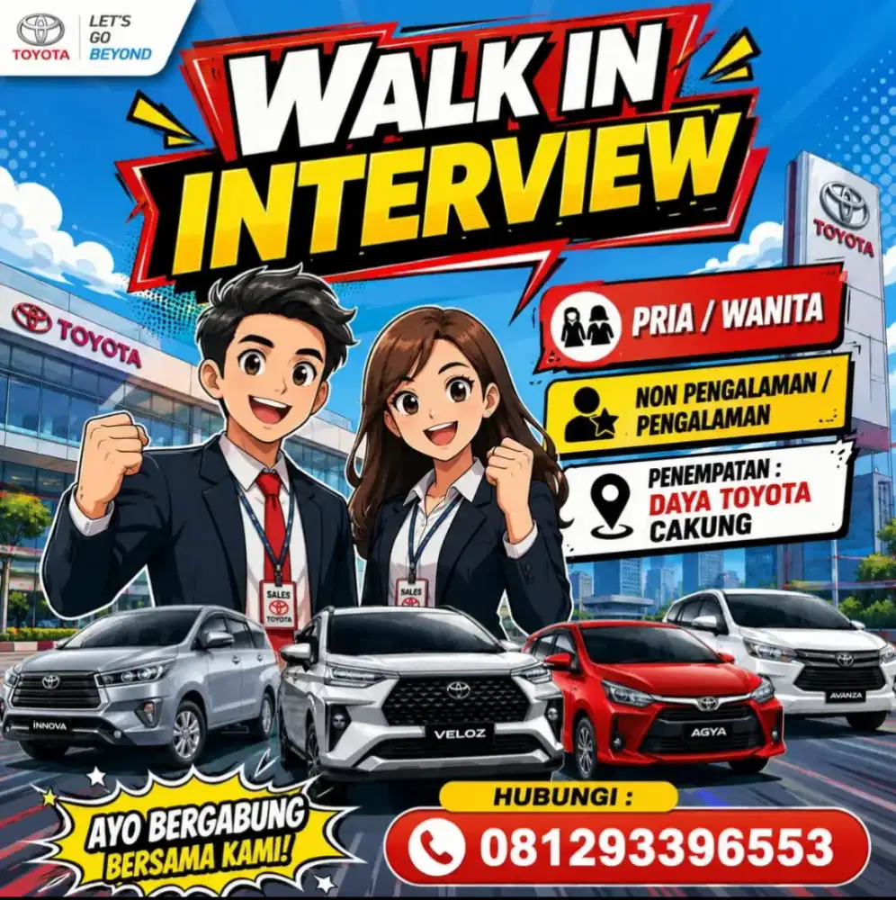 Dibutuhkan Segera Pria/Wanita