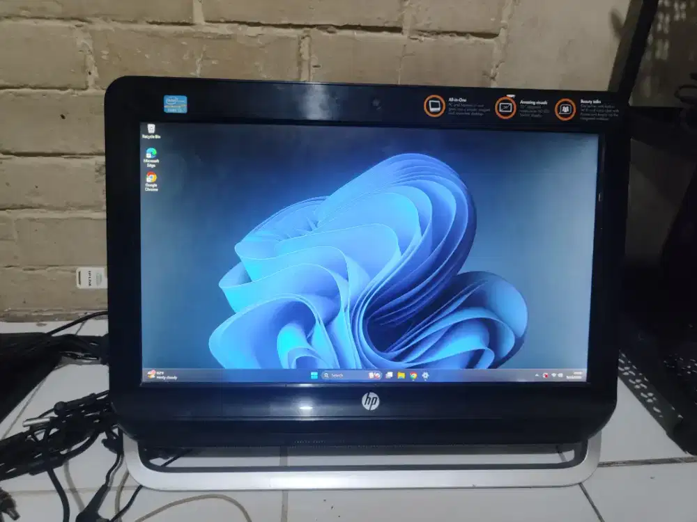 PC ALL IN ONE HP 20 INCH NORMAL