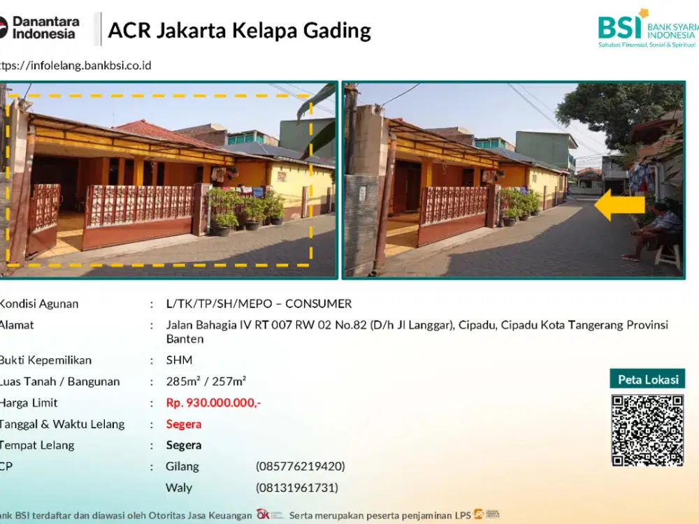 Rumah Murah dan Strategis di Pusat Kota