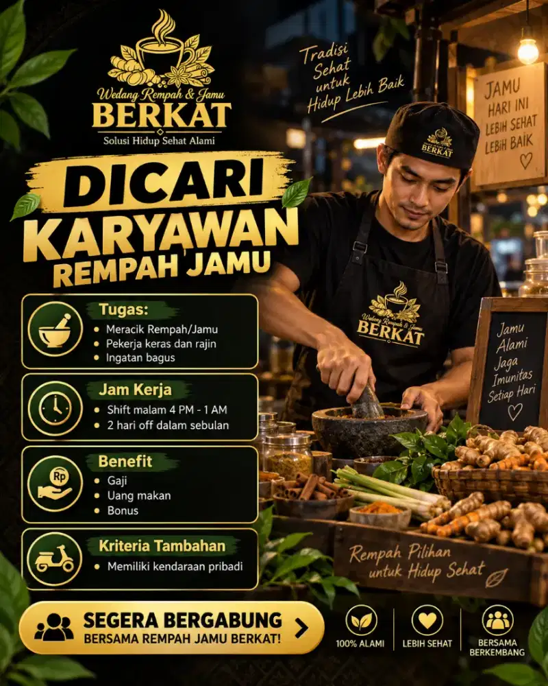 Karyawan Rempah Jamu - Kalideres Jakarta Barat