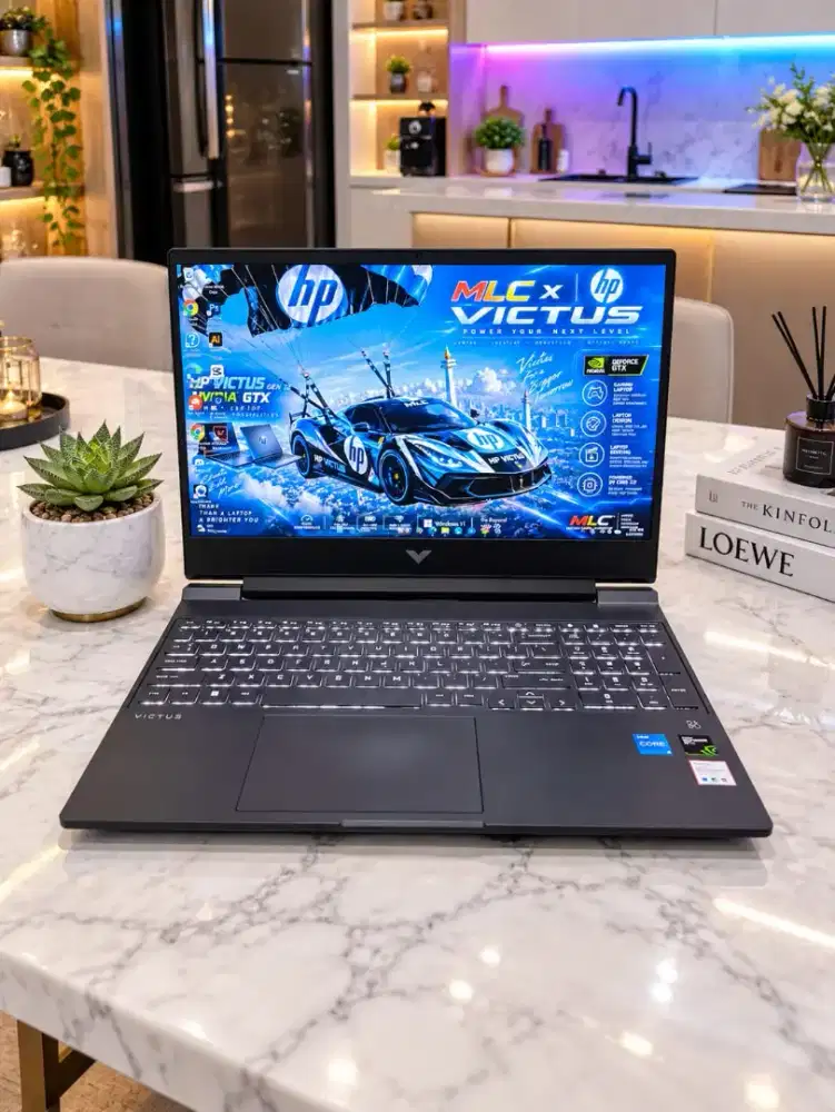 Laptop HP VICTUS F28 SSD 512Gb GEN 12 NVIDIA GTX 1650 DUAL VGA