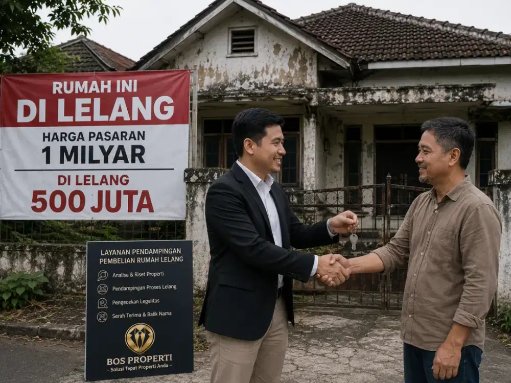 Jasa Pendampingan Beli Rumah Lelang | Dapatkan Harga sampai 50% di Bawah Pasar