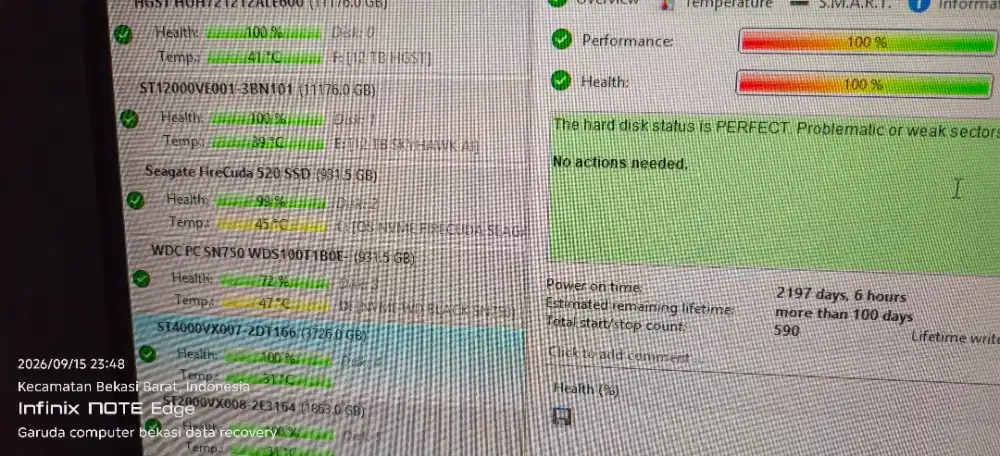 HDD PC mfi 2tb dan 4tb