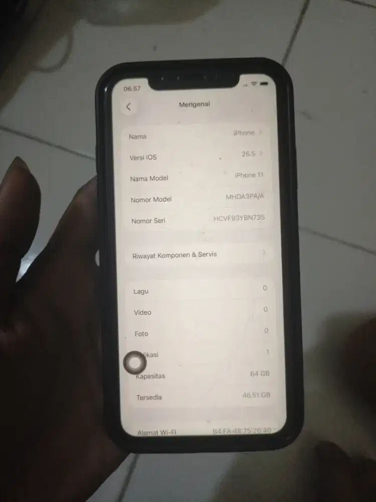iPhone 11 64gb wifi only no riset