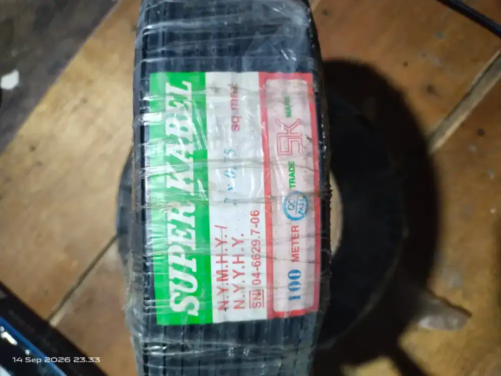 Kabel Serabut tembaga 100 meter SUPER KABEL Tembaga N.Y.Y.H.Y2 X 0.75
