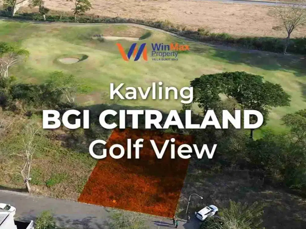 Dijual tanah Kavling GOLF VIEW Citraland Bukit Golf International