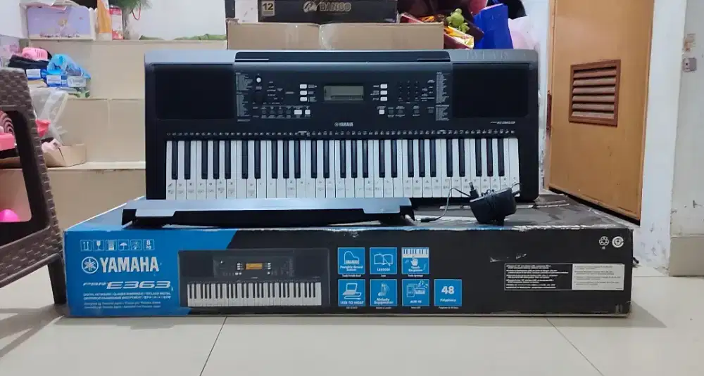 Yamaha Psr e363 lengkap