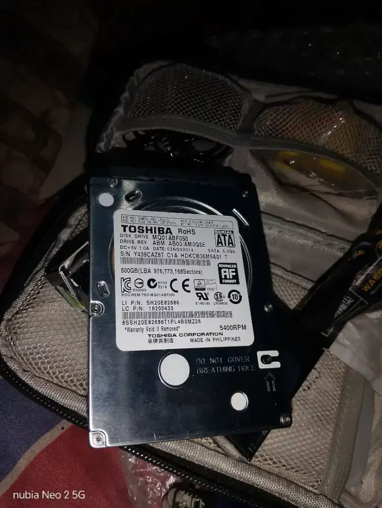 Hardisk toshiba 500gb