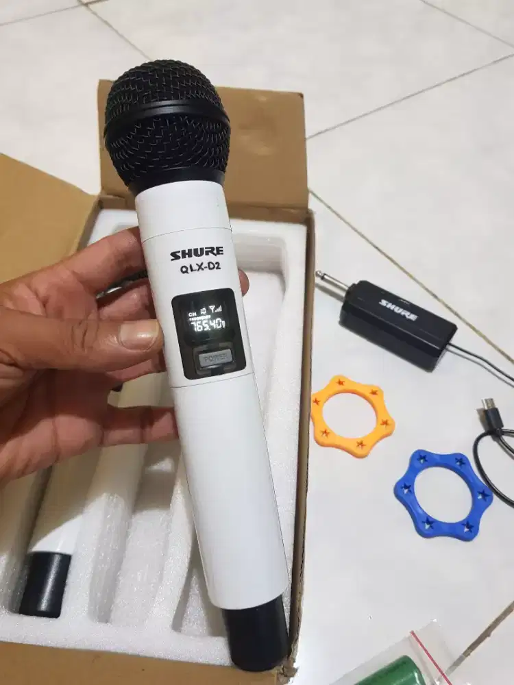 MIC SHURE QLX - D2 LENGKAP SIAP PAKAI