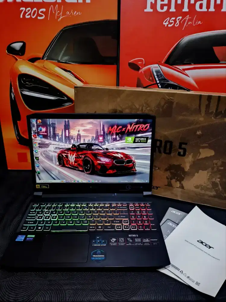 ACER NITRO 5-AN515-57 GEN 11 NVIDIA RTX 3050Ti RGB(ACER PREDATOR)