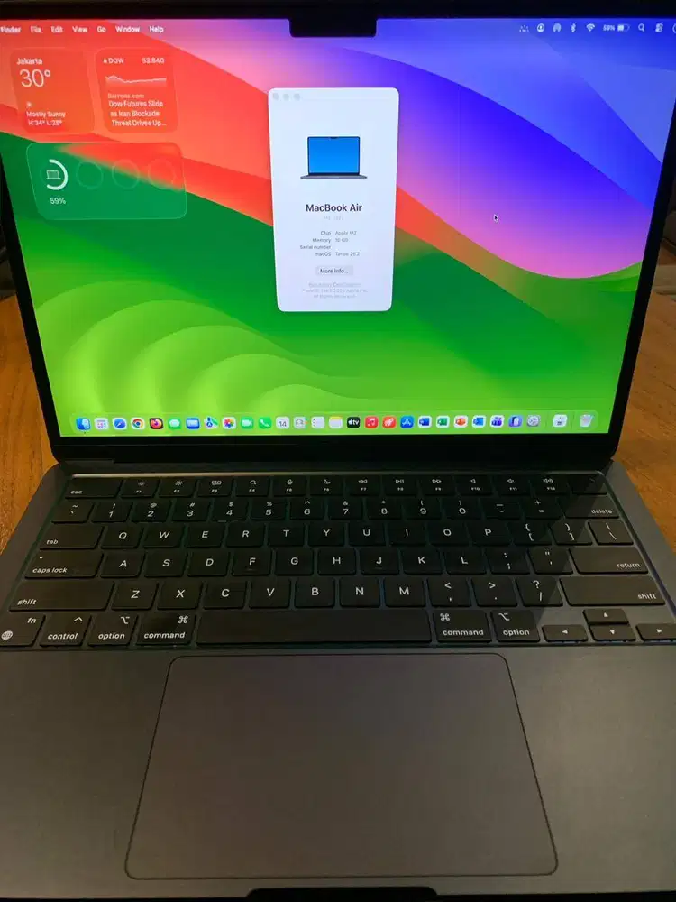 Macbook Air M2 16/256GB iBox Mulus Fullset