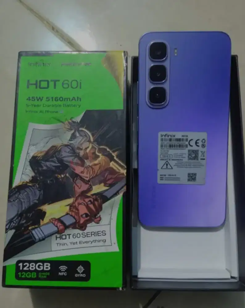 Infinix hot 60i Ram 6/128