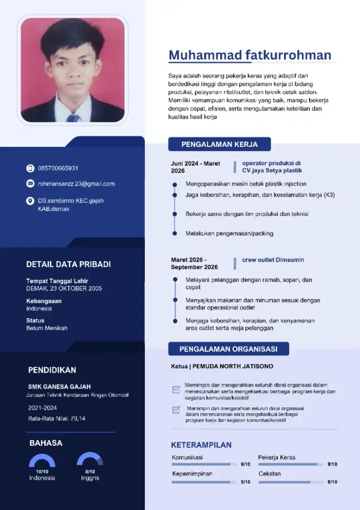 nyari pekerjaan apa saja kalau ada yang + mess