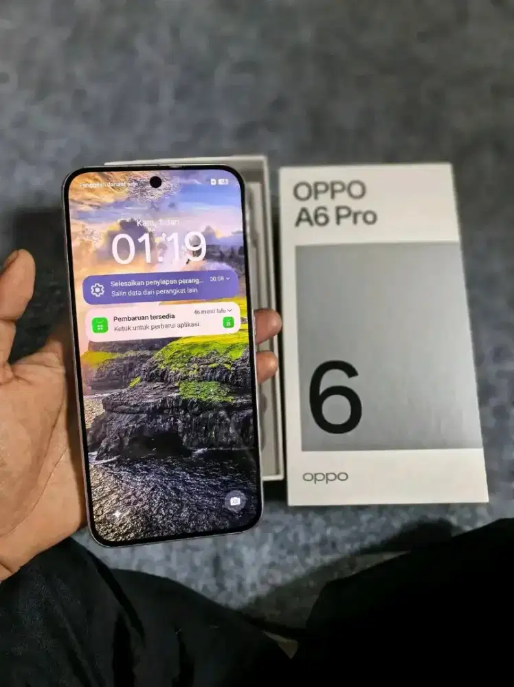 JUAL OPPO A6PRO 8/128 (WARNA MERAH MUDA)
FULLSET