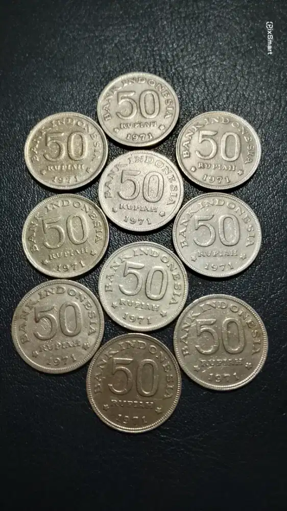 Uang Koin Kuno Indonesia Rp50,.1971.