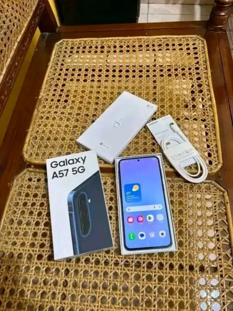 Samsung a57 like new.ram 12/256