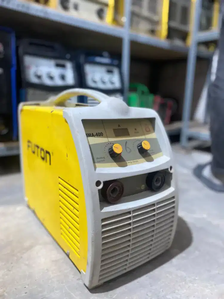 MESIN LAS BEKAS MMA 400A BEKAS FUTON 3 PHASE LISTRIK IGBT DC INVERTER