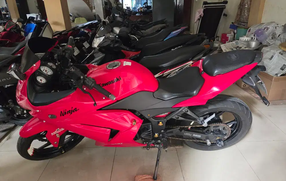 Ninja 250 merah 2012 karbu gbm