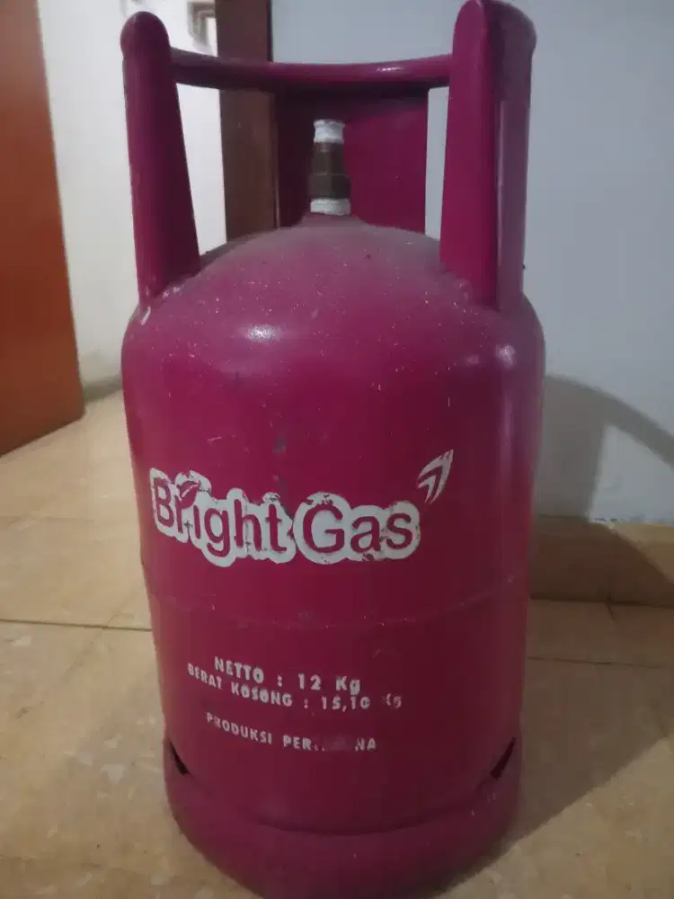 Tabung Bright Gas, Bekas