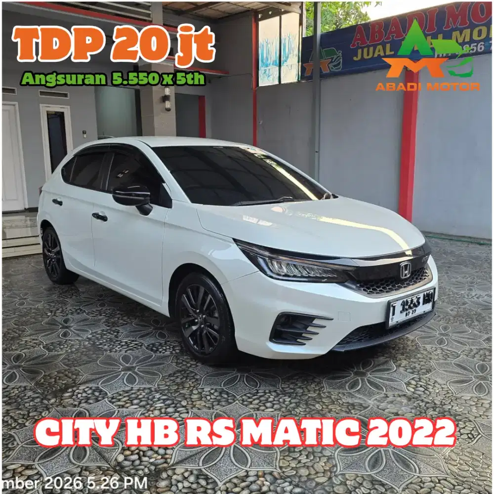 HONDA CITY RS HB MATIC 2022