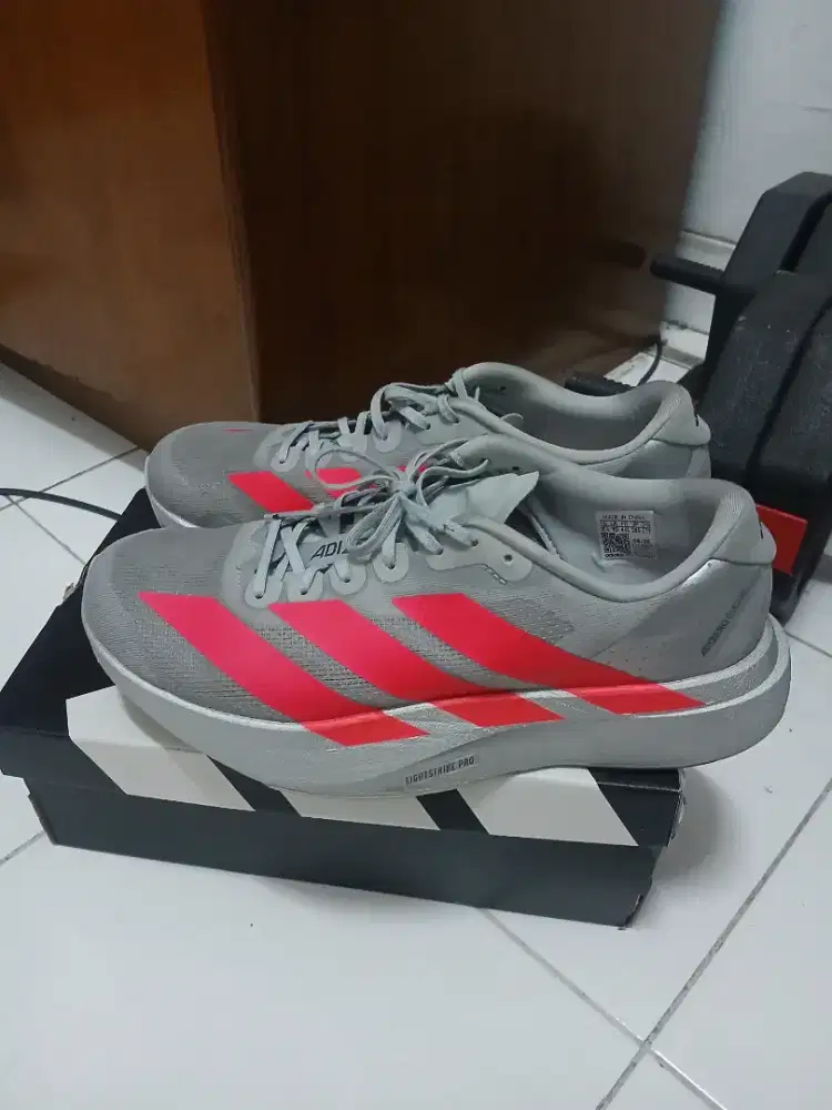 Sepatu Murah Adidas Adizero EVO SL Lucid Red Iron Metallic