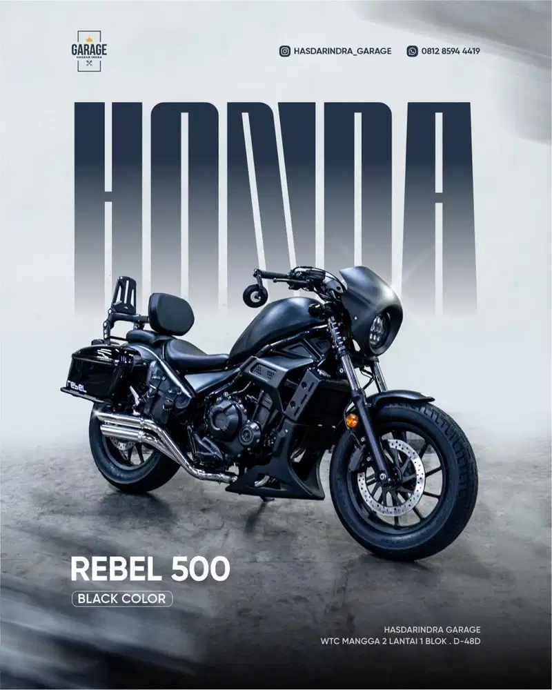 Di jual Honda rebel 2019 full acc dan terawat bs TT