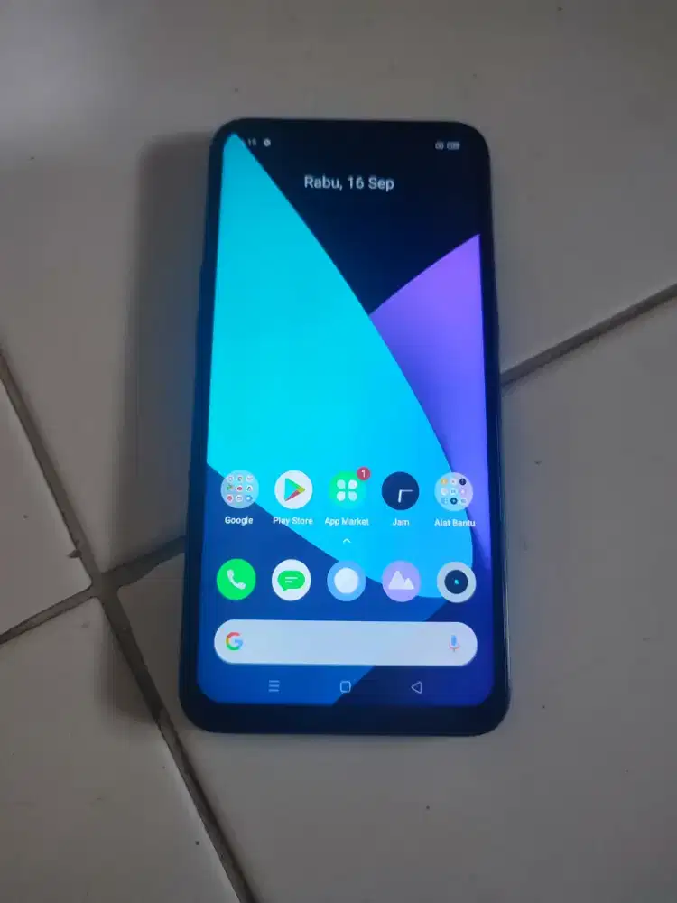 Dijual realme 3, ram 4/64, versi android 10, batangan