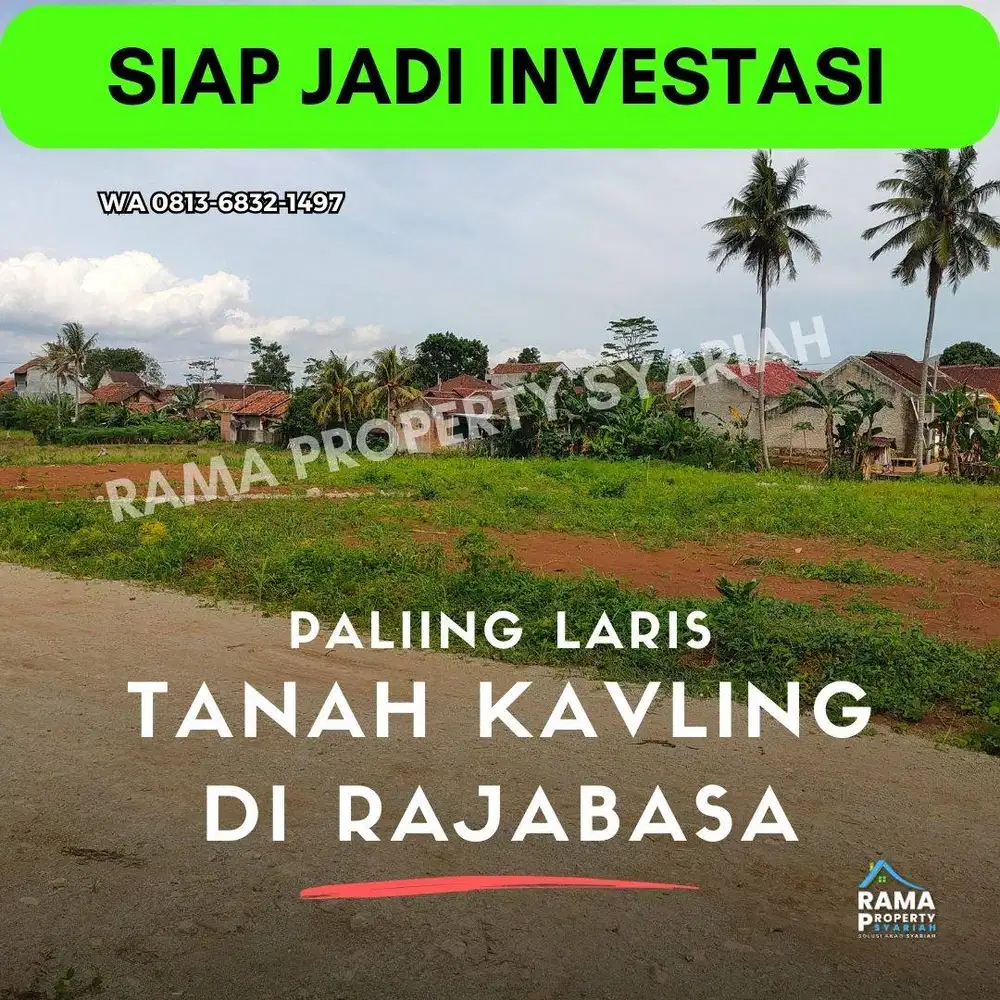 KAVLING EKSLUSIF RAJABASA 100 MTR DARI JALAN UTAMA