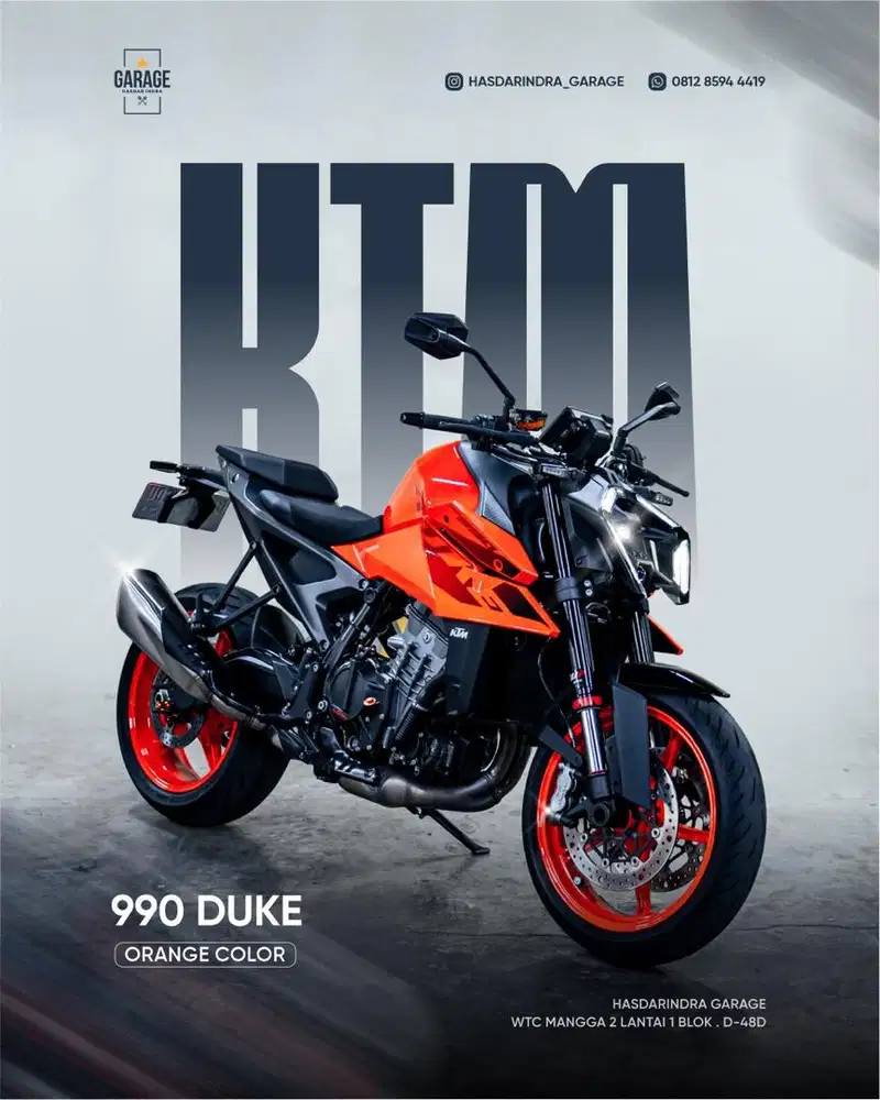 Di jual KTM duke 990 2023 like new bs TT