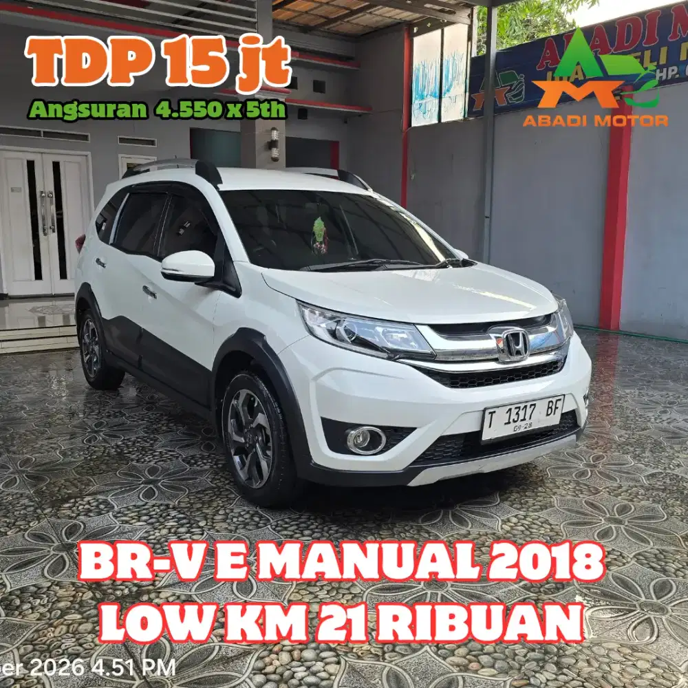 HONDA B-RV E MANUAL 2018 LOW KM
