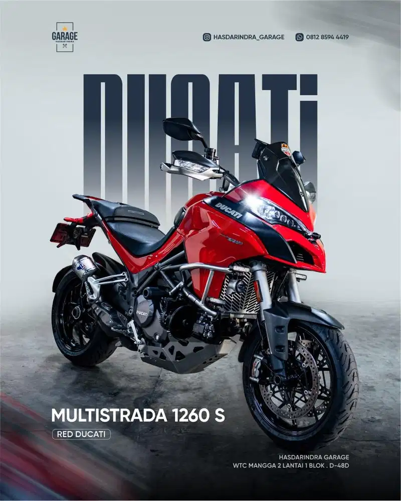 Di jual Ducati multistrada 1260S 2019 hedon bs TT