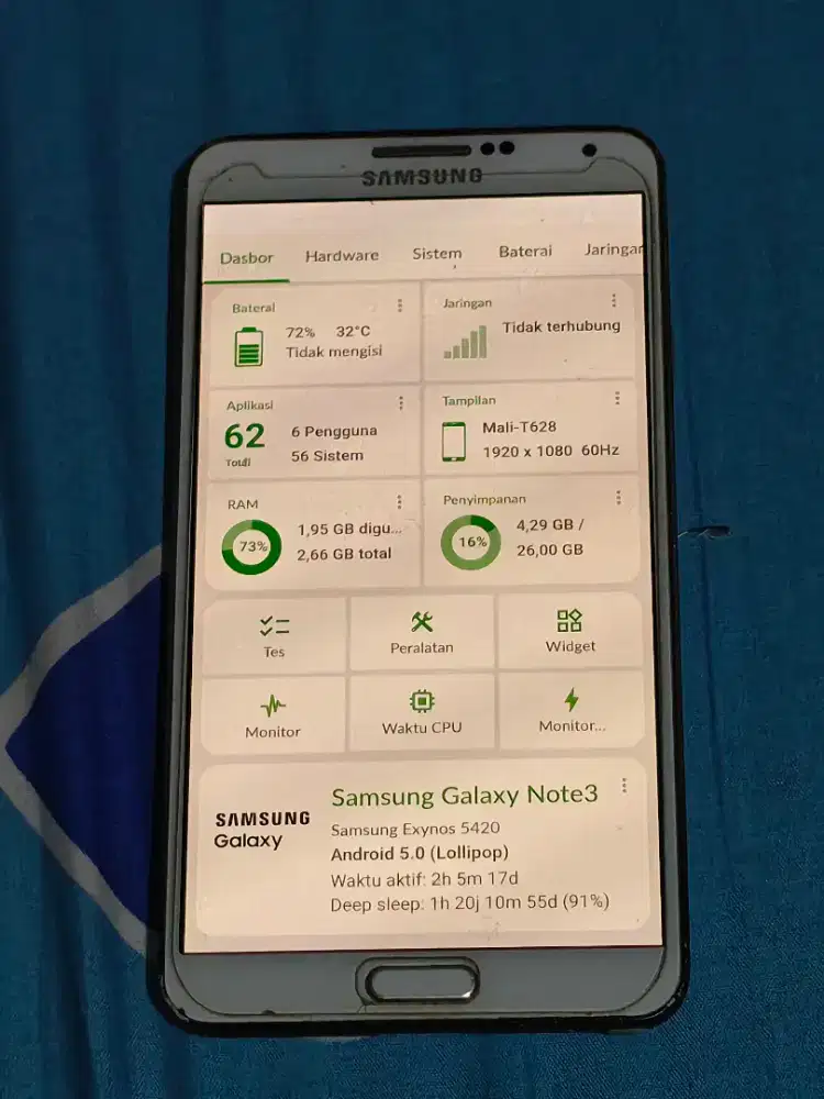 Samsung Galaxy Note 3,Fungsi Normal, Minus Pemakaian, 300K Nett