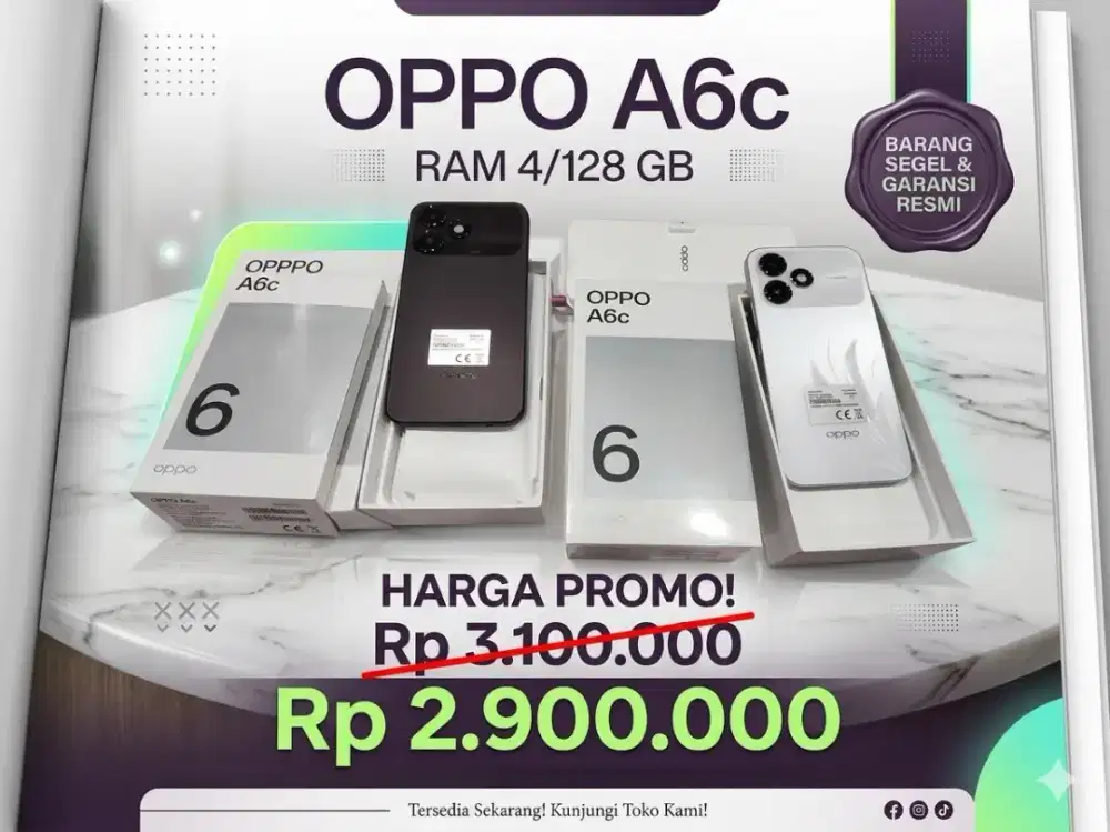 Oppo A6c ram 4/128
