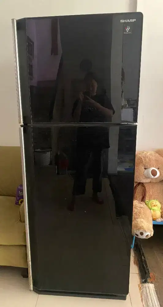 Di jual kulkas sharp jumbo2 pintu,semua masih ori normal tinggal pakai
