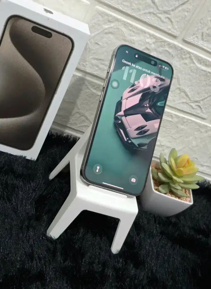 IPhone 15 Pro 256Gb Silver iBox Indo Resmi Berkualitas