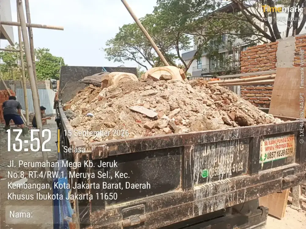 Jasa buang puing sampah