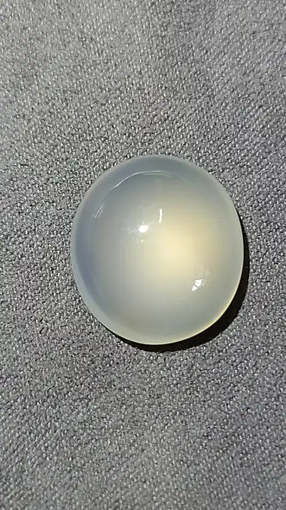 Batu Biduri Bulan Origin Srilanka Kristal Clean BerCertificate Lab