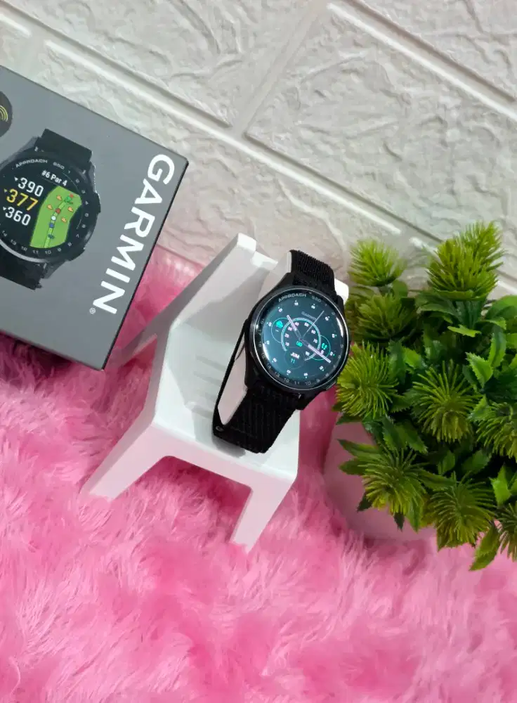Garmin Approach S50 Hitam Mulus Komplit