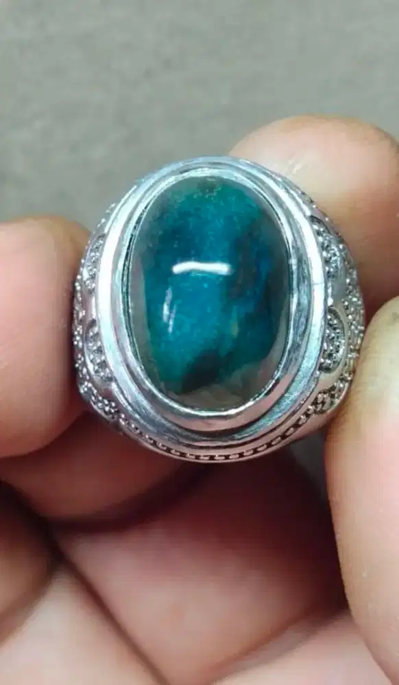 (WAJIB Transaksi Offline) Batu Bacan Gulao Coklat HQ BerCertificate