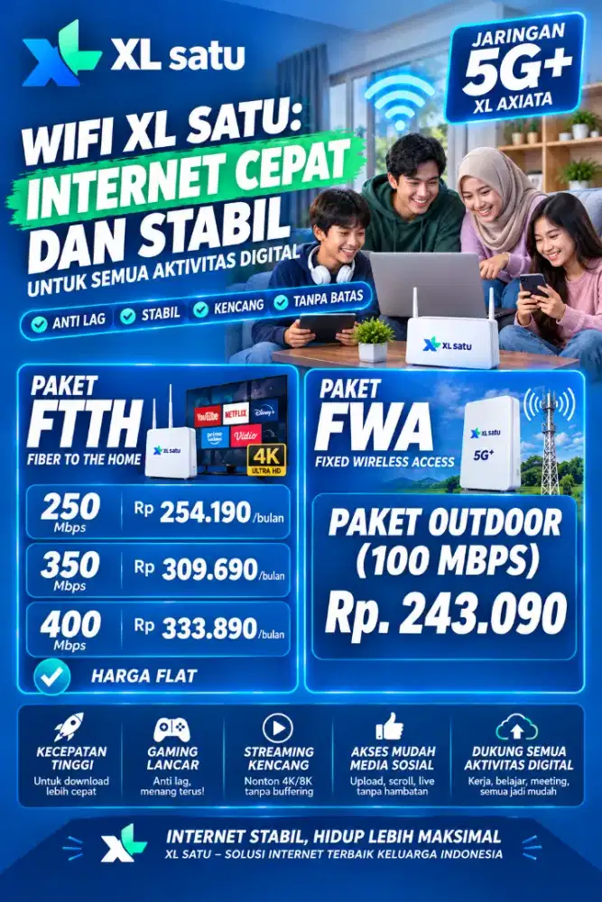 Wifi XL Jaringan 5G