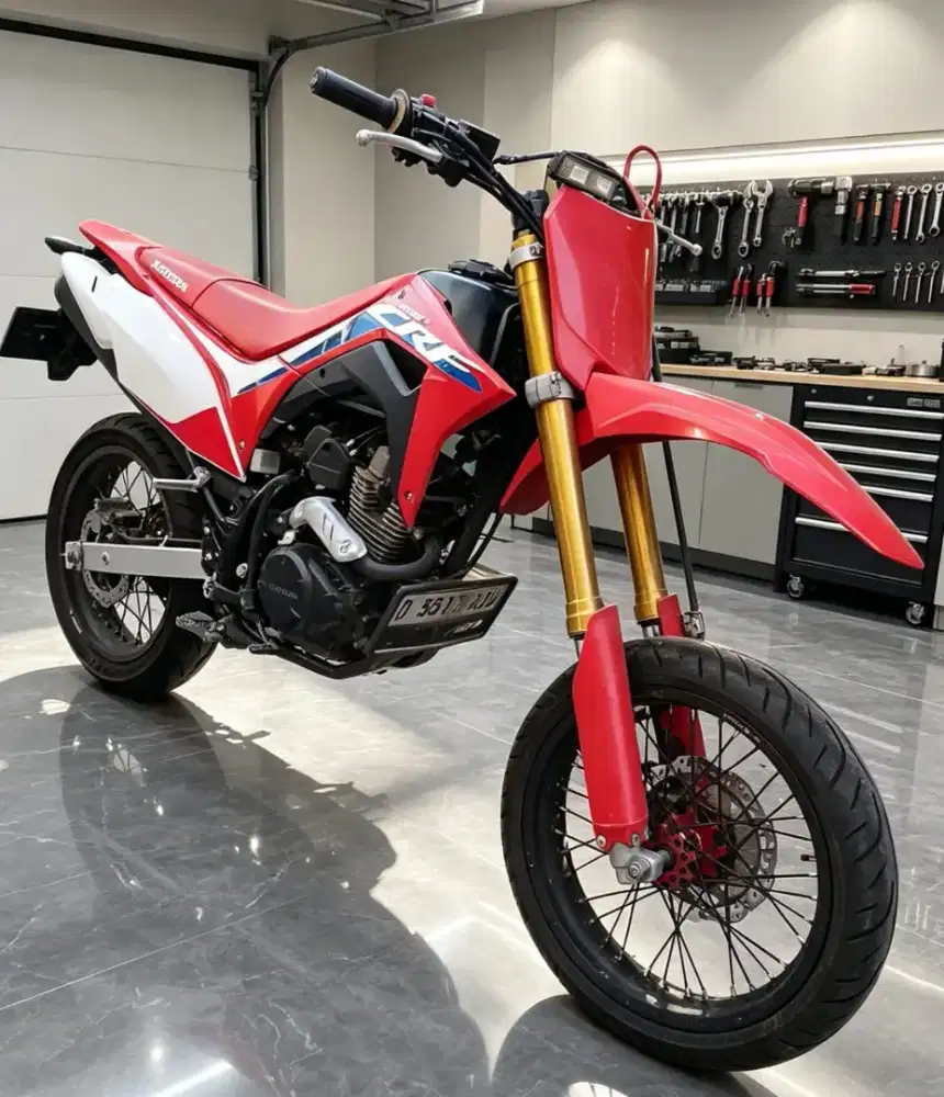 Honda CRF plat bandung km low