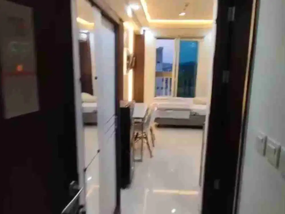 DIJUAL  APPARTEMENT BORNEO BAY TOWER MARTADIPURA LOKASI TENGAH KOTA TYPE STUDIO FULLFURNISH VIEW KOTA