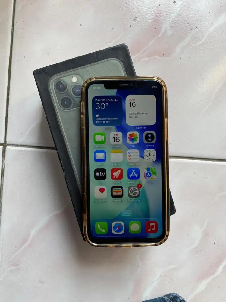 Iphone 11 Pro 64gb kartu lancar bebas reset fungsi oke