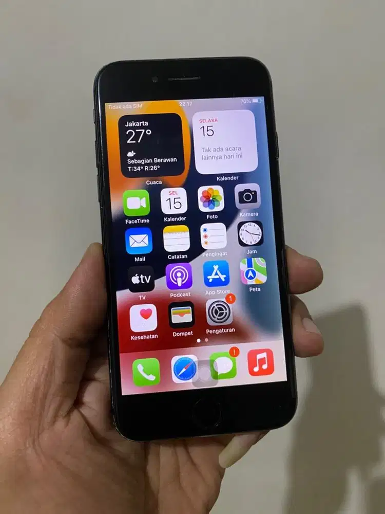 Iphone 7 32gb kartu lancar semua fungsi oke