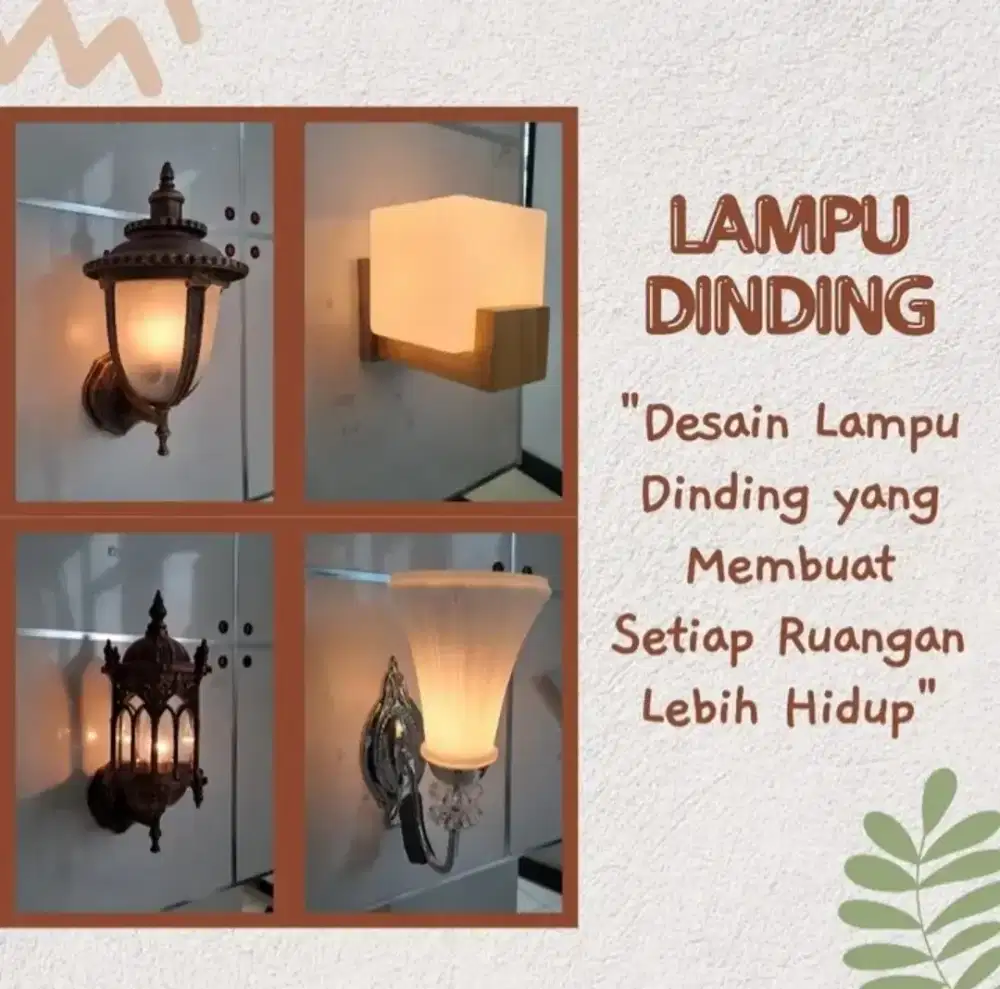 Lampu dinding klasik