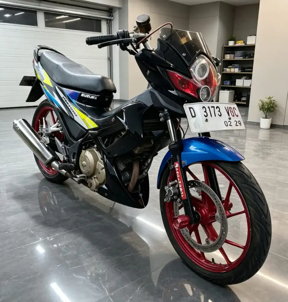 Satria Fu 2011 lengkap plat bandung