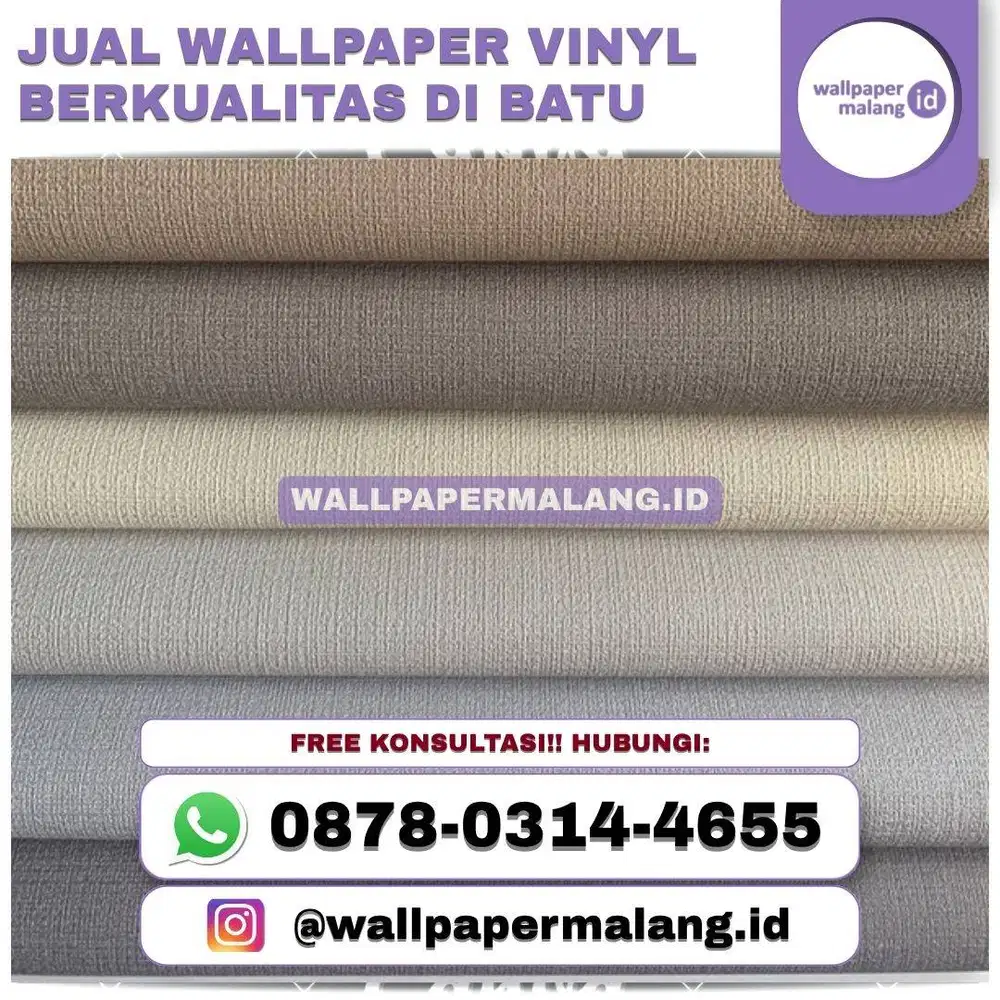 JUAL WALLPAPER VINYL BERKUALITAS DI BATU