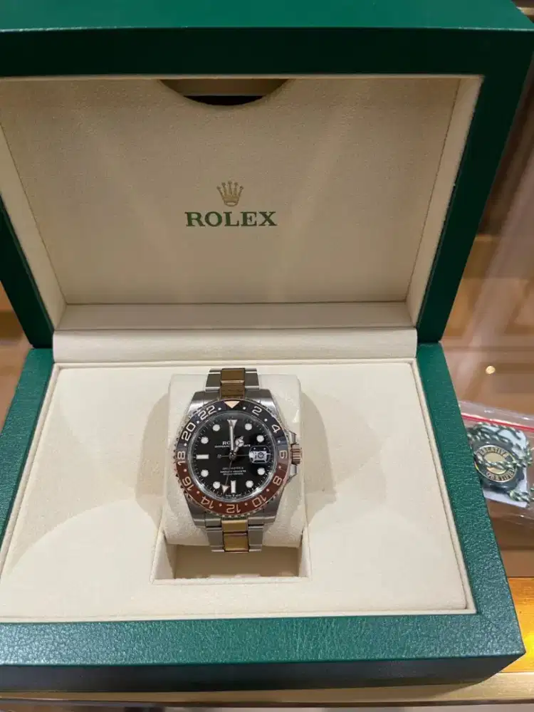 Rolex GMT-Master II Rootbeer Oystersteel dan Emas 2021